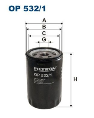 Filtr oleju FILTRON OP532/1 W71927
