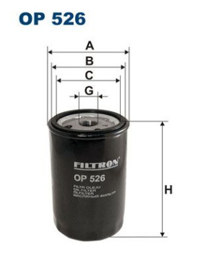 Filtr oleju FILTRON OP526 W7195