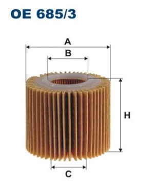 Filtr oleju FILTRON OE685/3 415240060
