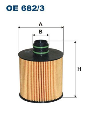 Filtr oleju FILTRON OE682/3