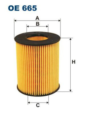 Filtr oleju FILTRON OE665 HU711X