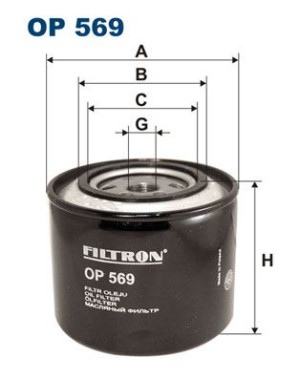 Filtr oleju FILTRON OP569 W11303