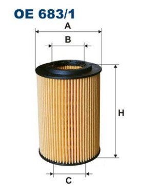 Filtr oleju FILTRON OE683/1 HU7129X