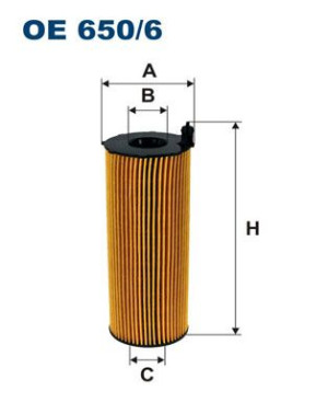 Filtr oleju FILTRON OE 6506 HU8001X