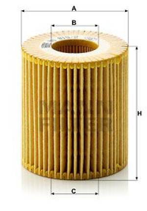 Filtr oleju MANN-FILTER HU815/2X HU8152X