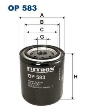 Filtr oleju FILTRON OP583 W81884