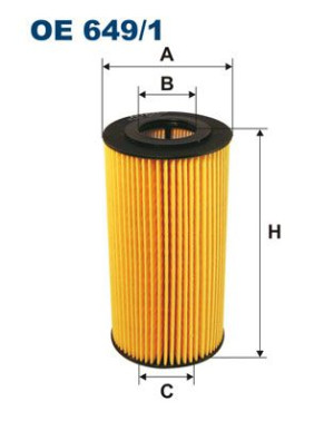 Filtr oleju FILTRON OE649/1 HU8481X