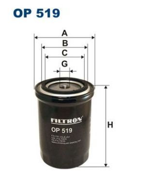 Filtr oleju FILTRON OP519 WP931