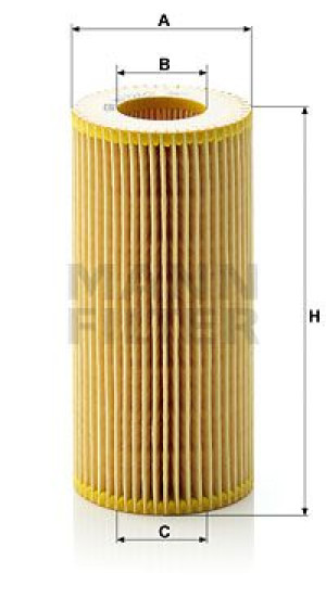 Filtr oleju MANN-FILTER HU721/2X HU7212X