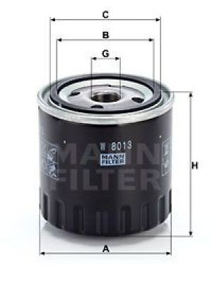 Filtr oleju MANN-FILTER W8013