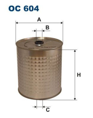 Filtr oleju FILTRON OC604 PF1155K