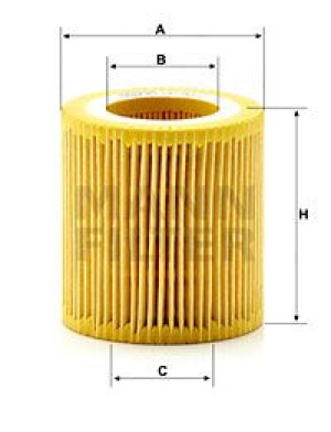 Filtr oleju MANN-FILTER HU8011Z