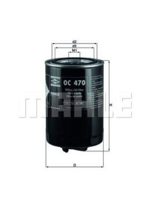 Filtr oleju KNECHT OC470 W94066