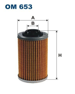 Filtr oleju FILTRON OM653