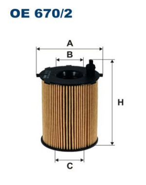 Filtr oleju FILTRON OE 6702 HU7006Z