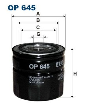 Filtr oleju FILTRON OP645 W9171