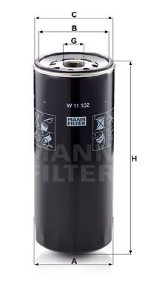 Filtr oleju MANN-FILTER W11102