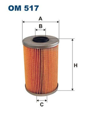 Filtr oleju FILTRON OM517 HU9303X