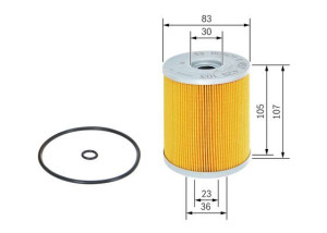 Filtr oleju BOSCH 1.457.429.103 H9325X