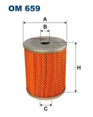 Filtr oleju FILTRON OM659