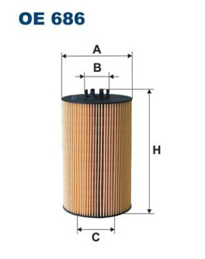 Filtr oleju FILTRON OE686
