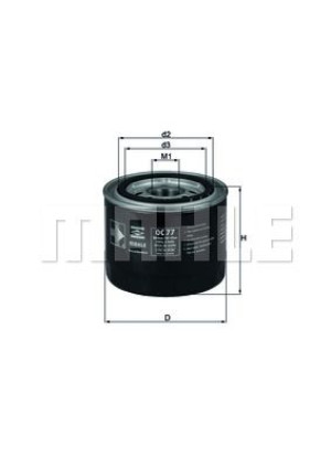 Filtr Oleju Honda Rover Mahle Oc77 W81581