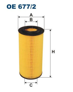 Filtr oleju FILTRON OE677/2 HU7213X