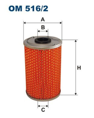 Filtr oleju FILTRON OM516/2 H9324N