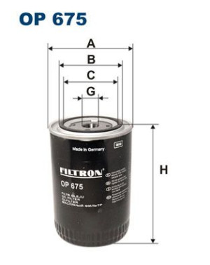 Filtr oleju FILTRON OP675 W94035