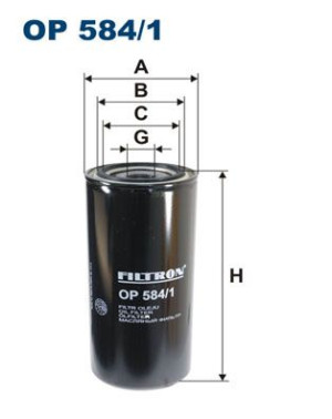 Filtr oleju FILTRON OP5841 W9622