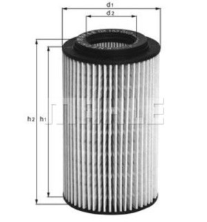 Filtr oleju KNECHT OX153D4 HU718/1X