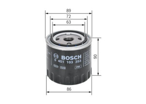 Filtr oleju BOSCH 0.451.103.353 W7128