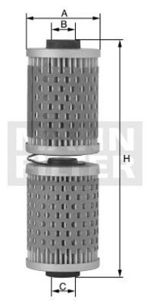 Filtr oleju MANN-FILTER MH58