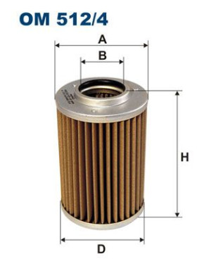 Filtr oleju FILTRON OM512/4 H7101N