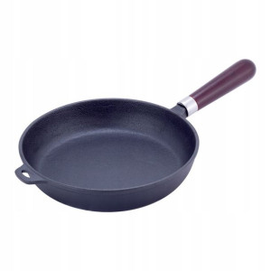 Patelnia Żeliwna Ciężka Głęboka Indukcja Gaz 30 Cm