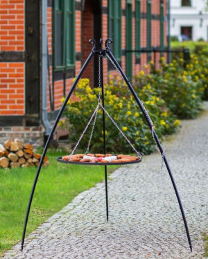 Grill na trójnogu Korono 200/117 200cm/70cm z rusztem ze stali nierdzewnej
