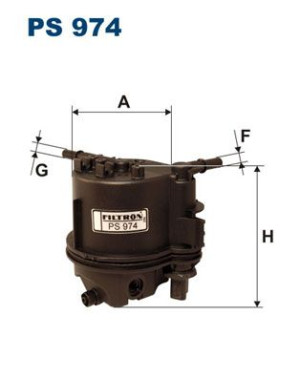 Filtr paliwa FILTRON PS974 WK939