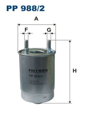 Filtr paliwa FILTRON PP988/2 WK9012X