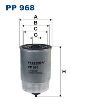 Filtr paliwa FILTRON PP968 WK8546