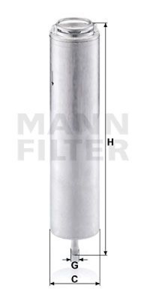 Filtr paliwa MANN-FILTER WK5002X