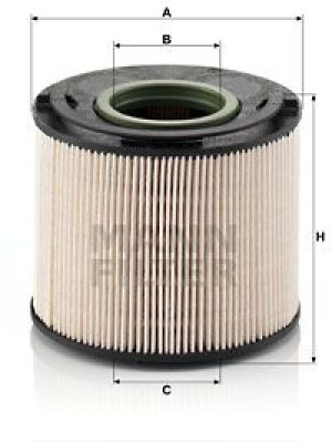Filtr paliwa MANN-FILTER PU1033X