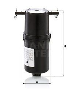 Filtr paliwa MANN-FILTER WK9024