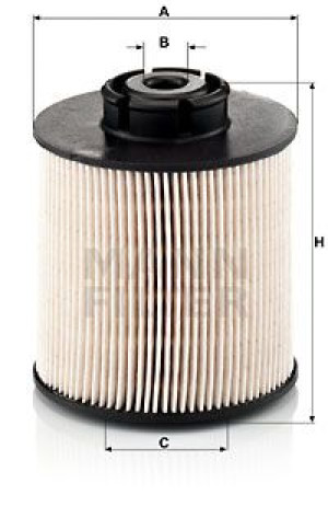 Filtr paliwa MANN-FILTER PU1046/1X PU10461X