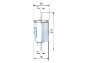 Filtr paliwa BOSCH 0.450.905.976 WK552