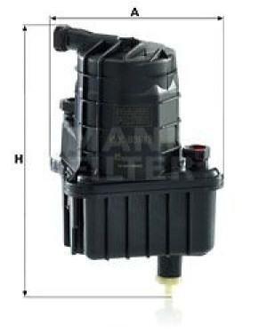 Filtr paliwa MANN-FILTER WK939/3 WK9393