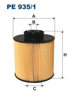 Filtr paliwa FILTRON PE935/1 PU10461X