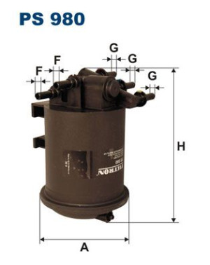 Filtr paliwa FILTRON PS980 WK9391
