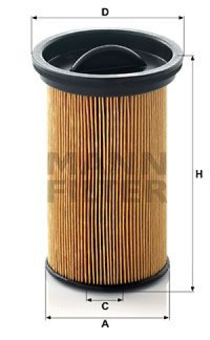 Filtr paliwa MANN-FILTER PU742