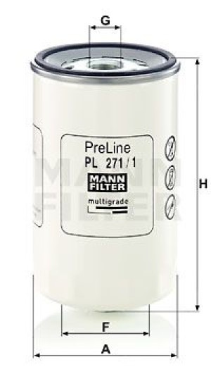Filtr paliwa MANN-FILTER PL271/1 PL2711