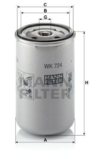 Filtr paliwa MANN-FILTER WK724